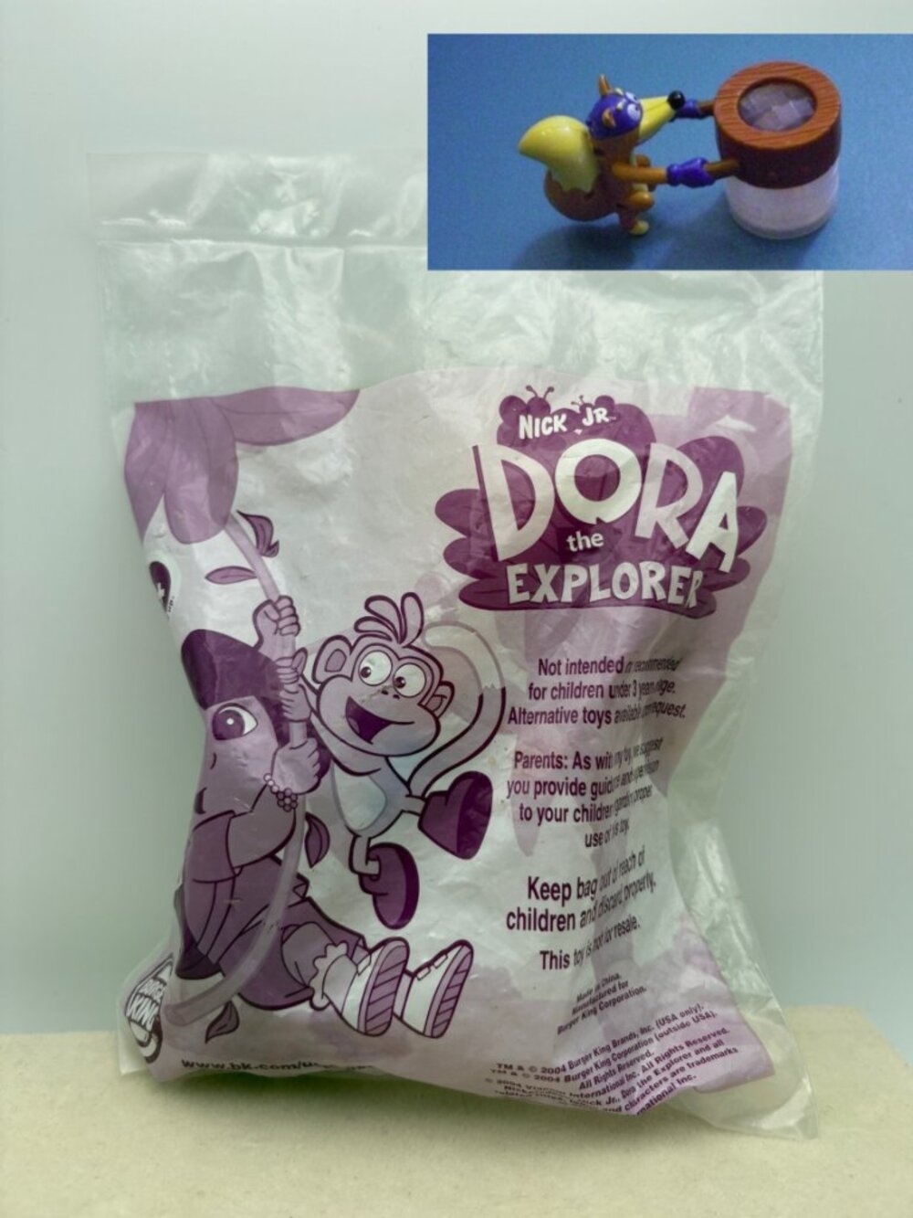 NEW SEALED Swiper Magic Basket Dora the Explorer 2005 Burger King (SKU: 919TO)